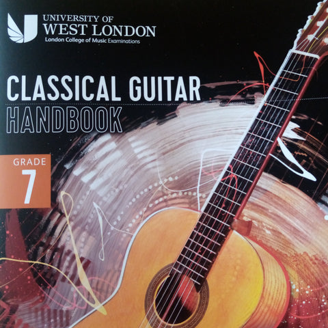 LCM RGT Classical Guitar Playing Grade 7 Seven Exam Handbook Book