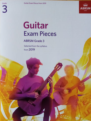 ABRSM Guitar Exams Grade 3 Book Latest New Syllabus