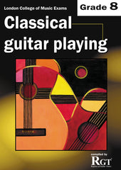 RGT LCM Classical Guitar Exam Grade Books