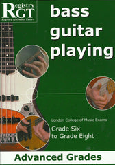 RGT Bass Guitar Playing Exam Grade Books Preliminary to Grade 8