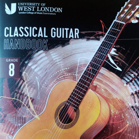 LCM RGT Classical Guitar Playing Grade 8 Eight Exam Handbook Book