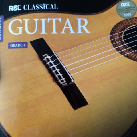 RSL Rockschool Exams Classical Guitar Grade 4 Four Book