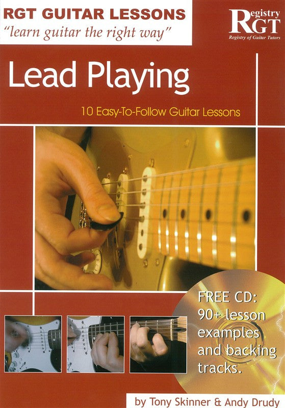 RGT Lead Playing Techniques Guitar Lesson Book and CD
