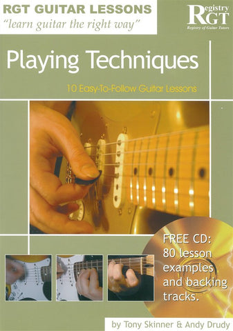 RGT Playing Techniques Guitar Lesson Book and CD
