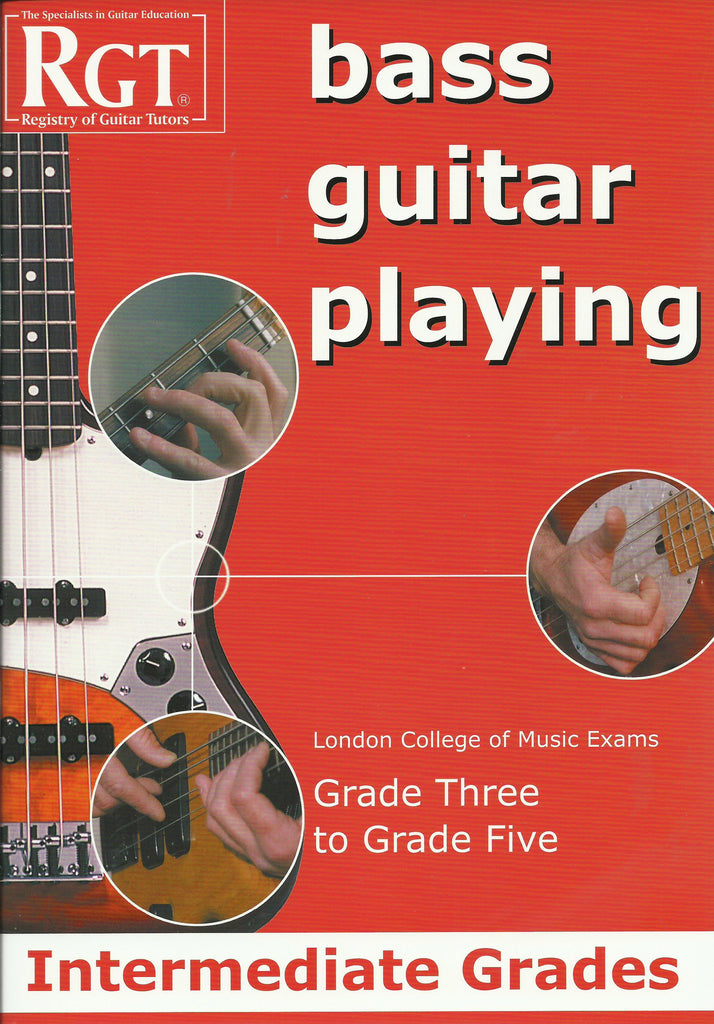 RGT Bass Guitar Playing Intermediate grades front