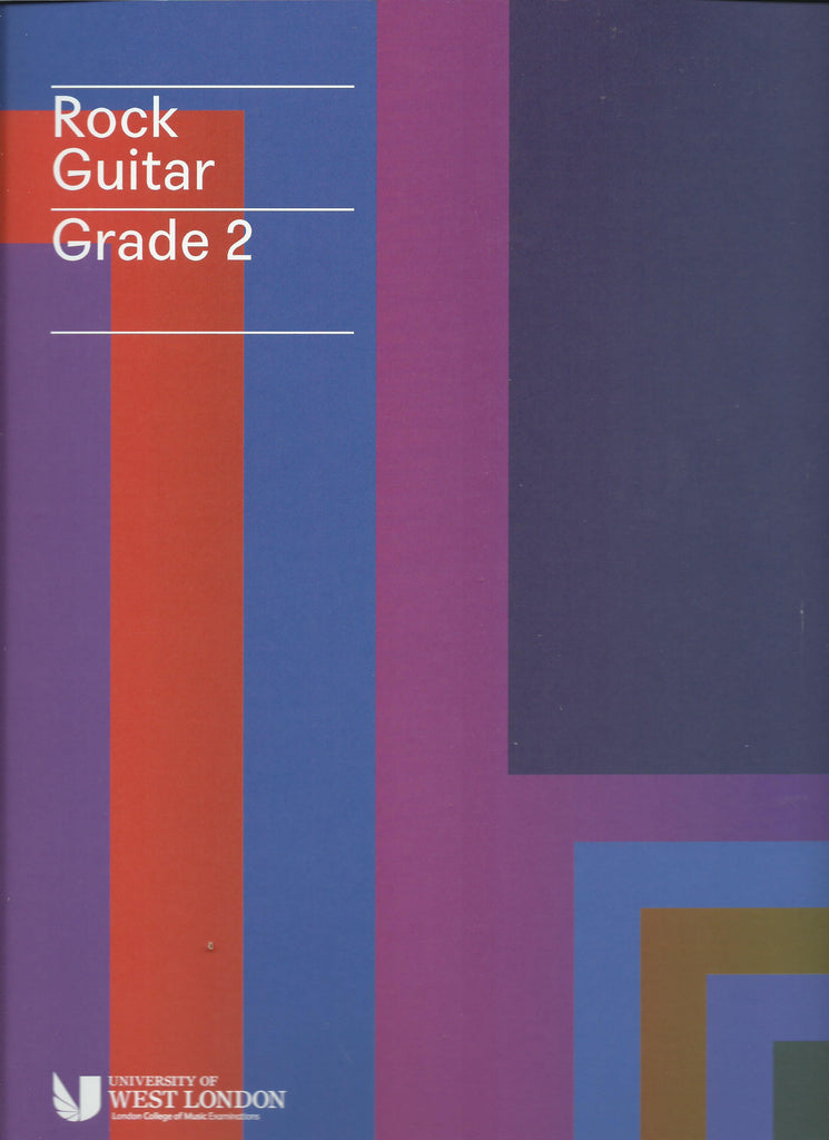 lcm rgt rock guitar grade 2 two book cover