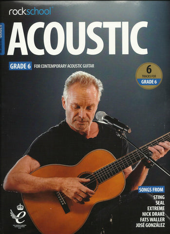 rockschool acoustic grade 6 book front