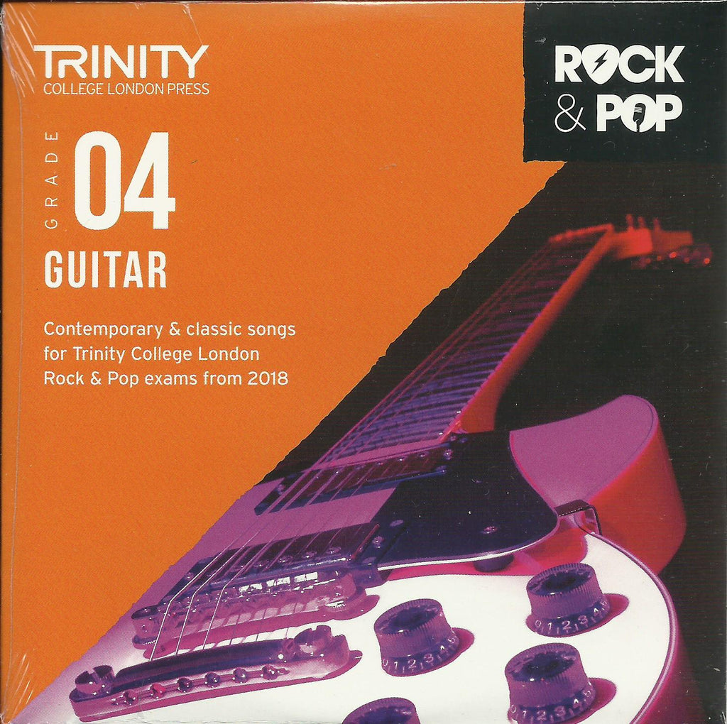 Trinity Rock and Pop Guitar Exam Book Grade 4 CD Back