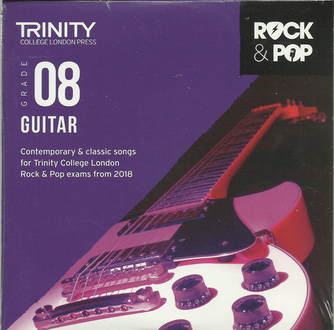 Trinity Guitar Grade 8 Rock and Pop Exam Backing Tracks CD