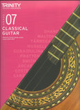trinity classical guitar grade 7 book front