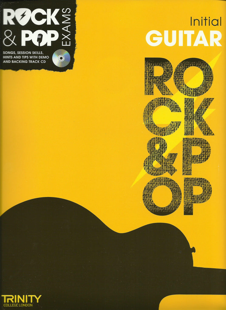 Trinity Guitar Grade Initial Exam Book and CD Rock and Pop