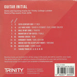 Trinity Rock and Pop Guitar Exam CD Grade Initial Back