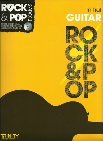 Trinity Guitar Grade Initial Exam Book and CD Rock and Pop
